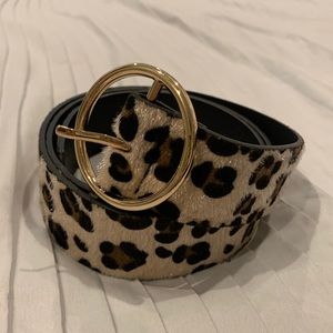 Leopard Print Belt